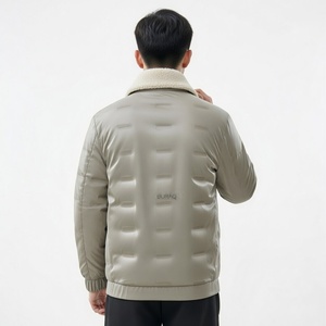 Chaqueta Acolchada para Hombre con Logotipo Personalizado, Abrigo Impermeable Ligero y Cálido para Invierno - Product Image 2