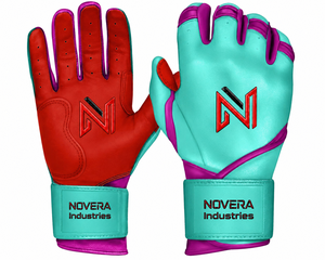 Gants de frappeur de baseball en cuir véritable personnalisés avec logo sur mesure – Fabricant OEM/ODM de qualité supérieure, vente en gros 2026 - Product Image 4