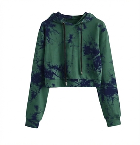 Sudadera con Capucha de Algodón 100% para Mujer, Estilo Casual, con Bloques de Color, para Otoño e Invierno, Manga Larga, con Cordón Ajustable - Product Image 5
