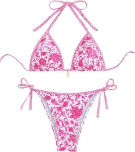 Ensemble de bikini sport respirant pour femme, nouvelle collection, ensemble 2 pièces soutien-gorge et culotte, maillots de bain et vêtements de plage en ligne, soldes sur les ensembles de bikini - Product Image 1