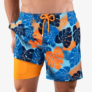 Shorts sublimados para hombre, los más vendidos y novedosos, hechos con tela transpirable de secado rápido para entrenamiento en el gimnasio, correr y uso casual. - Product Image 2