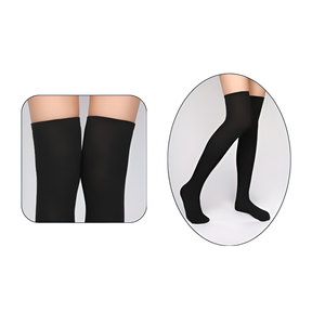 Chaussettes personnalisées pour femmes, antibactériennes, respirantes, en coton doux, couleur personnalisée, impression numérique, compression de classe 1, pour le yoga - Product Image 4