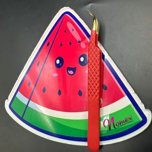 Rebanada de azulejo de pestañas con forma de sandía con la cara más linda e imanes al por mayor azulejo de extensión de pestañas triángulo Etiqueta Privada - Product Image 3