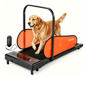 Tapis Roulant per Cani 2.5 HP a Doppio Uso, 1 km/h, Macchina per Corsa Animali Domestici con Telecomando e Display LED per Cani di Piccola e Media Taglia, Monitoraggio Frequenza Cardiaca - Product Image 1