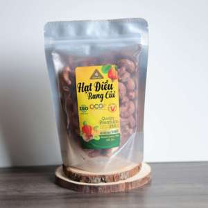 เม็ดมะม่วงหิมพานต์เวียดนามออร์แกนิกคั่วพรีเมียมแบบขายส่ง W180 บรรจุซิปล็อค 250 กรัม จากผู้ผลิตโดยตรง ได้รับการรับรองมาตรฐาน ISO - Product Image 3