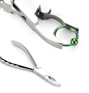 Stainless Steel Ring Closing Pliers 5" White Rubbed Tips DC-S-9 CE Certified 1 Year Warranty for General Surgery-Dentavex - Product Image 4