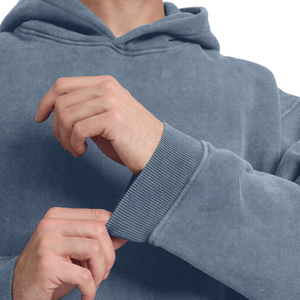 Sudadera con Capucha de Felpa 100% Algodón, Corte Holgado, Estilo Vintage, Lavado Ácido, Venta al por Mayor, Totalmente Personalizable, Sudadera con Capucha de Invierno para Hombre - Product Image 6