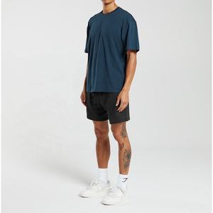 T-shirts pour hommes 100% coton personnalisés T-shirts de fitness surdimensionnés à manches courtes Style formel Vêtements de grande taille Tissu tricoté - Product Image 3