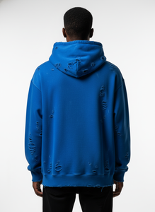 Sudadera con Capucha Personalizada OEM para Hombre, 400GSM, Felpa Francesa Lavada, Estilo Vintage, Efecto Desgastado por el Sol, Ropa Urbana de Algodón - Product Image 3