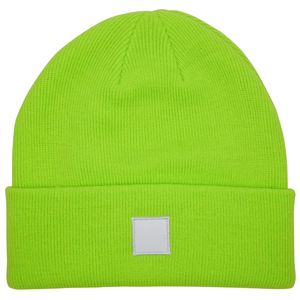 หมวกบีนนี่ลายตารางสีแดง 100% อะคริลิก หมวกฤดูหนาวแบบ unisex สำหรับผู้ใหญ่ ขนาด 56-58 ซม. ถักด้วยเครื่องคอมพิวเตอร์ - Product Image 4