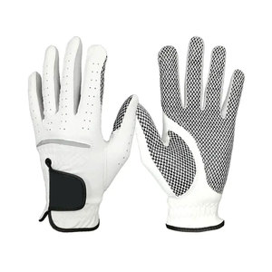 Gants de golf en cuir de mouton Cabretta véritable pour hommes, avec logo personnalisé, pour main gauche et droite, utilisables en extérieur - Product Image 1