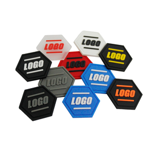 Patch décoratif en caoutchouc souple en PVC pour vestes, casquettes, sacs à dos, chaussures, vêtements de sport, uniformes, vêtements, logo 3D en relief, léger - Product Image 5