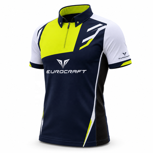 Camiseta Polo Deportiva con Sublimación Completa para Equipos de Carreras, Camisetas Polo de Fórmula, Camiseta de Carreras Personalizada para Hombre - Product Image 1