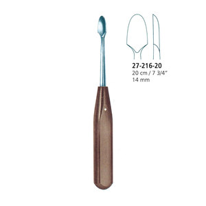 Elevador Perióstico Manual Carroll de IAA SURGICAL INSTRUMENTS, Acero Inoxidable Alemán, Hoja Plana de 10 mm de Ancho, Extremo Único, 14 cm, Modelo - Product Image 1