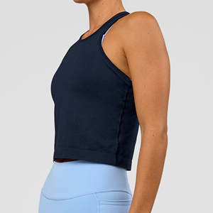 Camisetas sin mangas para mujer - Chalecos deportivos sin mangas para entrenamiento de verano y yoga - Product Image 3
