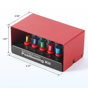 Kit de Posicionamiento de Implantes y Guía Manual para Taladro Dental, 5 Taladros, 5 Espaciadores, 1 Soporte, Herramientas de Cirugía de Implantes - Product Image 3