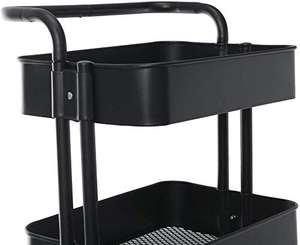 Panier de rangement empilable en métal grillagé grande capacité pour garde-manger et placard - Product Image 5