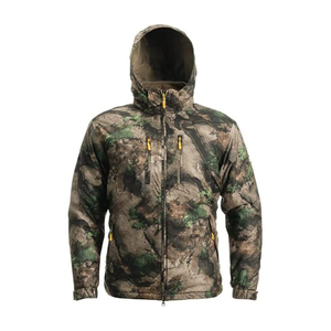2023 Custom Mens Hunting <b>Jacket</b> Orange Camouflage Duck Winter <b>Waterproof</b> Outdoor 100% Polyester Custom Logo OEM Service - Product Image 2