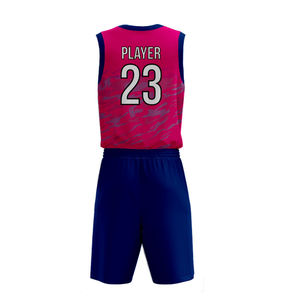 Nuevo Uniforme de Baloncesto Estampado, Superventas, para Entrenamiento, Unisex, Adulto, Transpirable, Diseño OEM, 100% Poliéster - Product Image 3