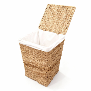 Cesto de Almacenamiento Tejido Premium de Lea Design International con Forro de Tela - Product Image 3