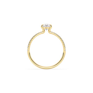 Anillos de moissanita REYES de plata de ley 925 brillantes, con corte de pera, 0.89 quilates, VVS, certificados por GRA, joyería fina, regalo de boda para mujer - Product Image 5