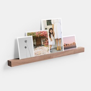 <b>Pine</b> Wood Picture Ledge <b>Shelf</b> - Handcrafted Wall Mount Display | Wholesale - Product Image 2