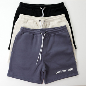 กางเกงขาสั้นจ็อกเกอร์ผ้าฝ้ายออร์แกนิคหนานุ่ม ระบายอากาศได้ดี สวมใส่สบาย มีเชือกผูกเอว แบบเรียบง่าย แห้งเร็ว เป็นมิตรกับสิ่งแวดล้อม สำหรับผู้ชาย ขายส่ง - Product Image 1