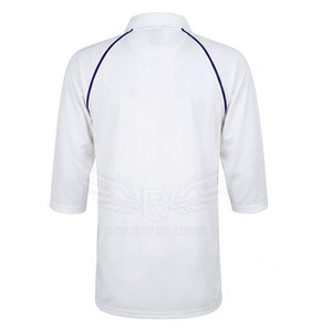 Prix de gros : Tenues et maillots de cricket pour hommes, couleurs et logo personnalisables, tailles variées, polyester respirant, haute qualité, en stock - Product Image 4