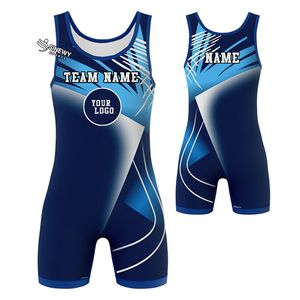 Custom Front Spandex Wrestling <b>Singlets</b> Stretch Lightweight Compression Fit Durable Training OEM Service Quick Dry Breathable - Product Image 1