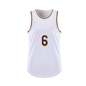 Camiseta de baloncesto sin mangas, muy vendida, a precio razonable, diseña tu propio logotipo, camiseta de baloncesto unisex - Product Image 2