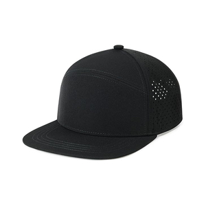 Gorra de Béisbol Deportiva Unisex Negra Transpirable con Visera Plana para Exteriores, Primavera/Verano, Adulto, 58-60CM - Product Image 1