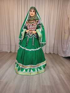 Precios al por mayor: Últimos vestidos afganos Kuchi, estilo étnico gitano tribal afgano, ropa de mujer de longitud completa, vestido afgano para boda - Product Image 3