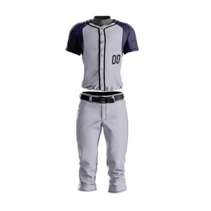 Uniforme de Béisbol Ligero de Buena Calidad con Logotipo Personalizado, Talla Personalizada, Precio Económico, Uniforme de Béisbol para Hombre - Product Image 1