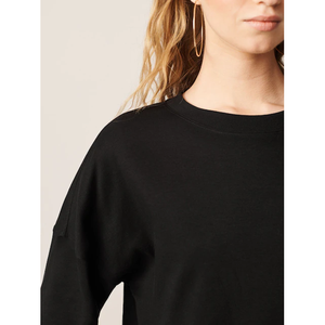 Camiseta de algodón negra extragrande para hombre, de manga corta y cuello redondo, estilo casual. - Product Image 3