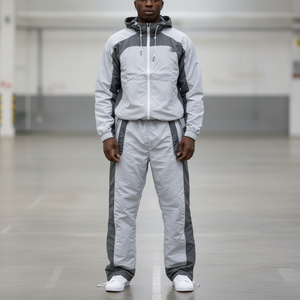 Custom <b>Men's</b> Windbreaker Tracksuit Training Wear Casual Sportswear <b>Jacket</b> and Pants Wholesale Set - Product Image 6