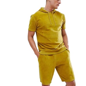 Pantalones Cortos de Terciopelo para Hombre de Primera Calidad, de Secado Rápido y Transpirables, con Cierre de Cordón, Cintura Media, Estilo Casual - Product Image 1