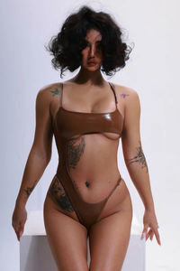 Combinaison gainante respirante pour femme, une pièce extensible, idéale pour la pole dance, performance mode, service OEM - Product Image 4