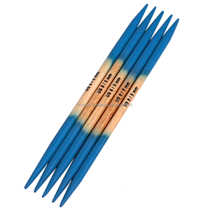 Beginner Knitting Needles DPN Double Pointed 6 inch (15cm) (Set of 5) Bamboo Natural Size US 5 (3.75mm) - Product Image 5
