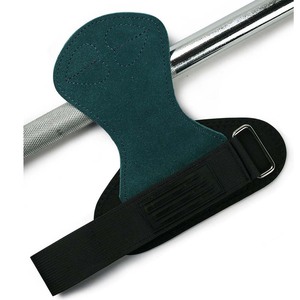 Agarraderas para Gimnasio y Crossfit, para Ejercicios con Barra y Entrenamiento de Fuerza, de Cuero Premium para Levantamiento de Pesas y Gimnasia - Product Image 3