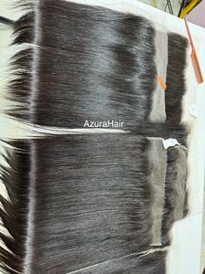 Venta al por mayor de cabello humano liso con frontal y cierre de encaje para mujeres - Product Image 2