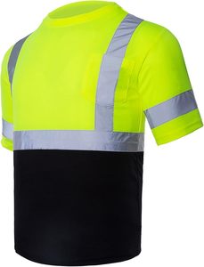 Top Selling High Visibility Two Tone Long Sleeve <b>Waterproof</b> Men's <b>Work</b> Wear Safety Shirt 100% Polyester Hi Vi Reflective - Product Image 4
