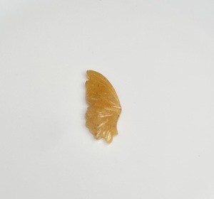 Par de Gemas de Aventurina Naranja Natural Talladas en Forma de Hoja |   Piedras Sueltas Talladas a Mano para la Fabricación de Joyas al por Mayor - Product Image 2