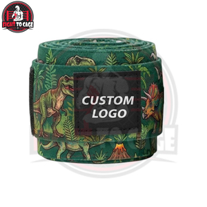 Nouvelles bandes de boxe pour enfants, couleur unie, robustes, confortables, en coton durable, accessoires d'entraînement de boxe. - Product Image 5