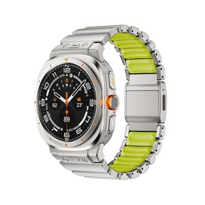 <span class=keywords><strong>Bracelet</strong></span> de montre sport en silicone et acier pour <span class=keywords><strong>Samsung</strong></span> Galaxy Ultra 47mm, respirant, compatible avec les montres connectées d'extérieur - Product Image 2