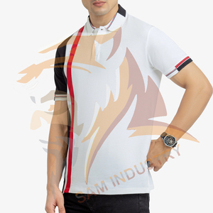 Polo homme uni personnalisé avec logo imprimé, prix usine, respirant et anti-humidité, vente en gros - Product Image 6
