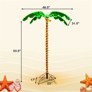 Albero Artificiale Luminoso Decorativo di 1,5 Metri con Funzione Illuminante - Product Image 2