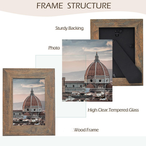 Classic Vintage Style Wooden Photo <b>Frame</b> Solid Mango Wooden Handmade Rustic Modern Tabletop Home Office Decoration Photo <b>Frame</b> - Product Image 4