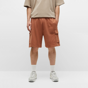 Shorts cargo pour hommes de style vintage décontracté de haute qualité, 100% coton, taille élastique, respirant, séchage rapide, tissu en toile, vente en gros - Product Image 4