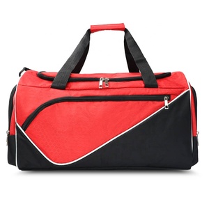 Bolsa de Viaje Deportiva Impermeable de Gran Capacidad con Logotipo Personalizado, Bolsa de Lona Rosa para Entrenamiento de Fin de Semana - Product Image 1