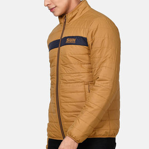 Chaqueta de Invierno para Hombre de Alta Calidad, 100% Poliéster, Transpirable, de Secado Rápido, con Cuello Alto, Logotipo Frontal y Capucha, Servicio OEM - Product Image 5